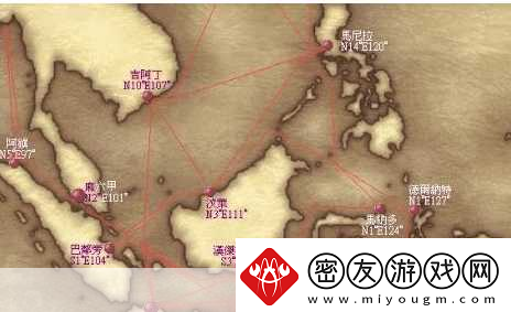 大航海时代4威力加强版HD港口地图坐标分布汇总全港口-热门游戏秘籍