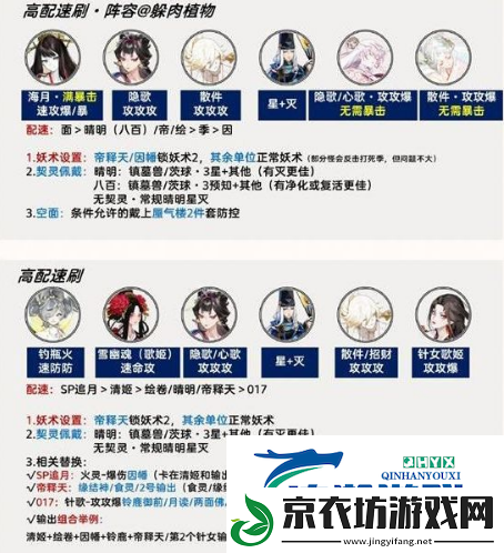 阴阳师百鬼逸闻阵容怎么搭配