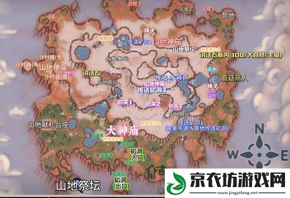 露玛岛地图坐标总汇